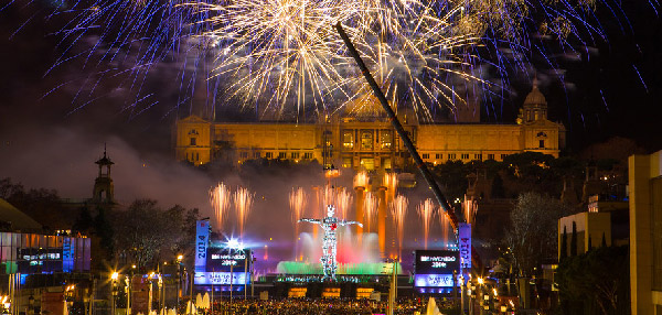 fuegos artificiales barcelona